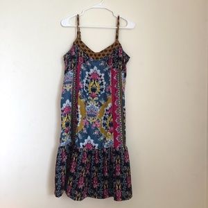 Anthropologie Zadie velvet slip dress